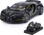 Car Toys for Boys 1 32 Diecast Cars Collectibles Car Model Kit,Metal Toy Car for Boys and Girls,Pull Back Cars with Lights and Sounds,Cars for Kids Ages 3-5（Black）
