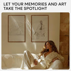 Homeforia 14x22 Picture Frame Brown, High End Dark Oak 14x22 Walnut Wooden Frames with Mat 12x16, 14 x 22 Wood Poster Frame Matted to 12 by 16, 22x14 Hanging Frames, Tempered Glass, Wall Kit, Set of 1