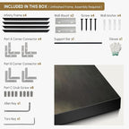 SIGNWIN 24"x46" Extra Large Framed Wall Art Muted Forest Path Soft Misty Woodland Scene Illustration for Home Living Room Bedroom Decor (Frame Assembly Required)