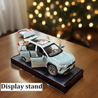 Toy Car Compatible RAV4 Model Cars Pull Back Toys diecast Cars 1/32 Metal Collect car with Light and Sound Pull Back for Boys Children Age 3 + Year Old Festival Gift(Green)