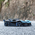 Toy Car Model for Compatible with 1:24 Bolide Alloy Diecast Collect Car Toy with Lights and Music, Pull Back Car Toys for Kids Boys Girls Gift (Blue)