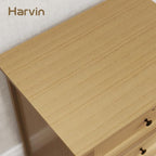 Harvin 3 Drawers Nightstand, Solid Wood End Table with Pull-Out Shelf, Timeless Classic Side Table for Bedroom, Living Room or Home Offices