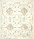 Lahome Trible Printed Blanket Aztec Beige Throw Blanket for Couch Soft Cozy Flannel Fluffy Throw Blanket Fuzzy Retro Throw Blankets for Bed Sofa, Ivory 50''x60''