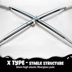 Bed Tent Bed Canopy Queen Size for Kid and Adults 100% Breathable Tents 4 Doors 80% Blackout - Indoor Portable Sleeping Tents Privacy Large Space with String Light