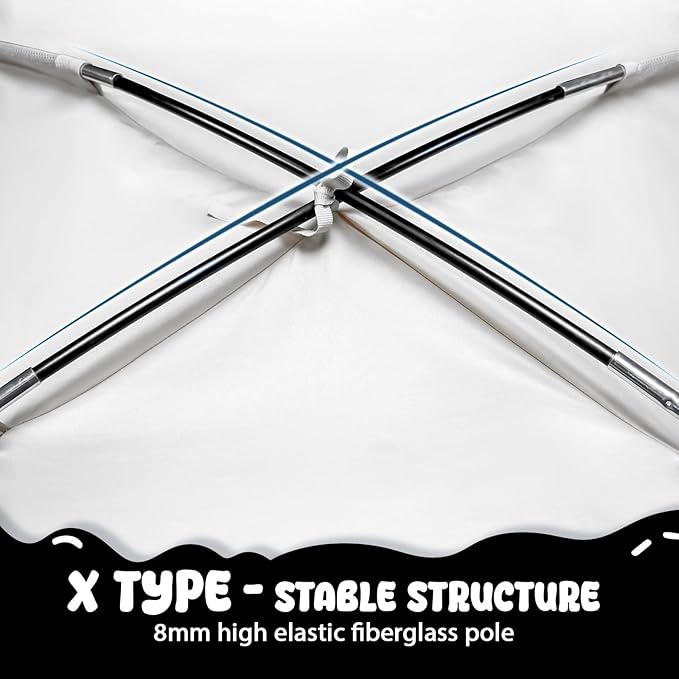 Bed Tent Bed Canopy Twin Size for Kid and Adults 100% Breathable Tents 4 Doors 80% Blackout - Indoor Portable Sleeping Tents Privacy Large Space with String Light