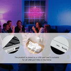 WLHOPE A Little Bit Dramatic Neon Signs for Wall Decor Adjustable Pink LED Lights Decorations for Party Club Living Room Bedroom Office Bar Home Creative Wall Decor