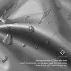 Yates Home PU Leather Couch Sofa Cushion Slipcover Water-Proof Elastic Chair RV Seat Covers Sofa Furniture Protector Slip Cover for Seater Replacement in Living Room（Loveseat, Light Gray）