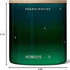 Skandinavisk NORDLYS 'Northern Lights' Scented Candle. 2 Wicks. Fragrance Notes: Arctic Intensity and Celestial Colour, a Symphony for Senses. 14.1 oz.