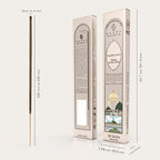 Incense Sticks, Frankincense & Myrrh Incense, Made with Natural Ingredients, Hand Rolled Aromatic Masala, 40 Stick Pack, 45-60 Minute Burn Time, Best for Home Fragrance, Meditation, Yoga, Relaxation