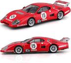 1:43 B18-36308 F-errari LaFerrari Racing 512 BB (II Serie) 1981, Red #15 Alloy Car Die Cast Car Model (512 BB 1981, #15)