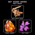 LOVSPA Palo Santo Diffuser Oil - Luxury Essential Oils for Diffuser Refill & Air Freshener Room Spray - Long-Lasting & Natural Home Fragrance, Scented Oil for Diffusers, USA Made, 4oz