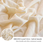 XeGe Luxury Faux Fur Throw, Ivory Soft 50x60 Fluffy Blanket, Ivory Shaggy Plush Decorative Couch Throw, Cute Furry Fuzzy Office Lap Blanket for Bedroom Living Room Beige