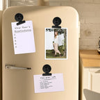FINDMAG 20 Pack Fridge Magnets Refrigerator Magnet, Heavy Duty Refrigerator Clips, Whiteboard Magnets, Scratch Free Metal Clips for Whiteboard, Fridge, Kitchen, Office