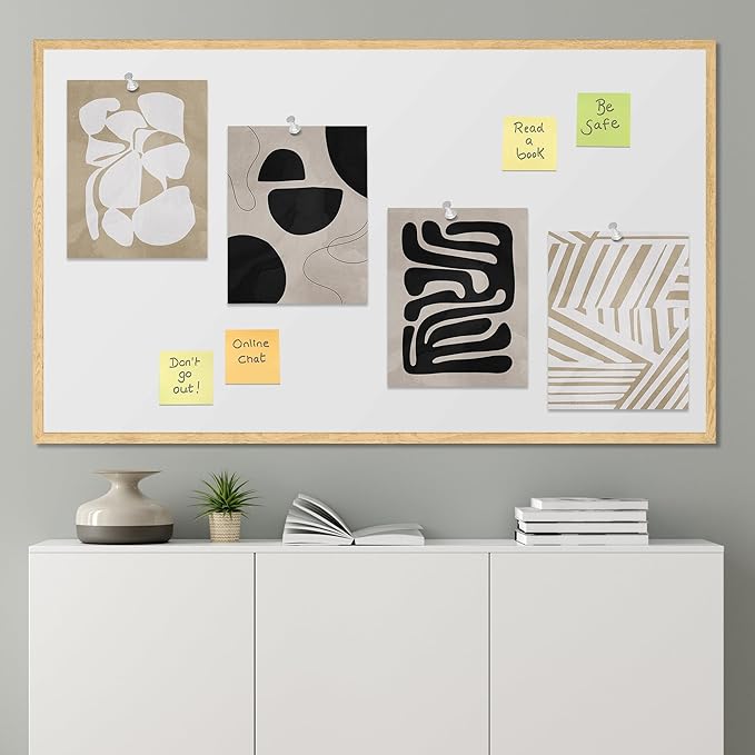 SIGNWIN Adhesive Canvas Poster Tropical Mid-Century Modern Hawaiian Geometric Print Abstract Shapes Illustrations Minimalism Decorative Rustic Cozy Zen for Living Room, Bedroom, Office - 12"x16"x4