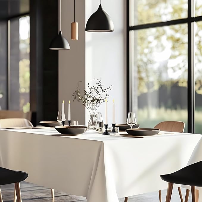 Vintage Black Taper Candle Holders, Set of 24, Metal Taper Candlestick Holder for Dinner Room Table Centerpiece, Wedding Reception, Festive,Mantel Decoration, Home Decor (Black 24, Set of 24)