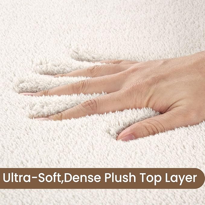 Sour Lemon 9x12 Area Rugs for Living Room, Soft Large Area Rug Fluffy Rugs for Bedroom，Machine Washable Area Rug Non Slip Carpet Rug for Living Room Playroom Kids Room Home Decor