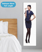 Shatterproof Wall Mirror Full Length for Bedroom, Plexiglass Gym Mirrors For Home, Extra Thick: 0.12 inch, 15.8 x 15.8 inch x 4 Pcs, Workout Mirrors Safe for Kids, Over The Door, Long Wall Mounted