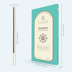 Manipura Incense Sticks, Organic Hand Dipped 100 Sticks with Natural Herbs & Aromatic Ingredients, Burn Time 45 to 60 Minutes, Incense for Positivity, Yoga, Meditation, Relaxation, Spiritual Gift