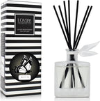 LOVSPA Reed Diffuser Set, White Tea Scented Oil Diffuser with Sticks, Home Fragrance Accessories for Bathroom Shelf Decor, Aroma Diffusers for Home or Office Desk, USA Made