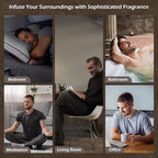 Vanilla Tobacco Candle for Men | Masculine Scented Soy Candles - Home Fragrance, Aromatherapy Gifts for Men - 7oz Black Jar, Long-Lasting Luxury Decor