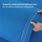 Split King Size 5 Piece Sheet Set - Comfy Breathable & Cooling Bed Sheets Set - Hotel Luxury Bedding for Women, Men, Kids, Teens, Boys & Girls - Deep Pockets and Wrinkle Free - Oeko-Tex - Royal Blue