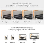 Yates Home PU Leather Couch Sofa Cushion Slipcover Water-Proof Elastic Chair RV Seat Covers Loveseat Sofa Furniture Protector Slip Cover for Settee Seater Replacement in Living Room（Sofa, Black）