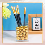 300Pcs Vase Filler BrightGold No Hole Faux Pearl Beads for Vase Filling Decorations, Candle Centerpieces, Wedding Centerpieces, Home Party Decor (8/14/20mm)