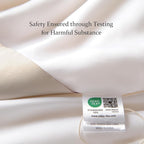 CUDDLE DREAMS Silk Filled Comforter for All Season, Detachable Tencel Duvet Cover for Easy Care, Naturally Breathable (White, Queen)