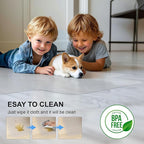 Office Chair Mat for Hard Floors,36"x48" Desk Mat for Chair for Hardwood Floor,Non-Slip Hard Floor Protector Desk Chair Mat for Home,Vinyl Floor Mat for Kids & Pets - Not for Carpet (Clear)