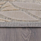 Beverly Rug Outdoor Runner Rug 2x7 Modern Floral Tropical Area Rugs for Indoor and Outdoor Patio Easy to Clean Non Shedding Living Room Porch Garden Washable Outside Carpet (2 x 7 Gray)