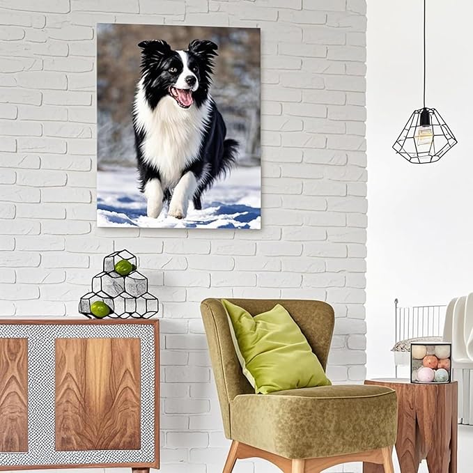 Personalized Photo to Canvas Print - Canvas Prints With Your Photos on Custom Wall Art for Bedroom, Living Room, Wedding Baby Pet Family Picture Framed Wall Art (16" W x 24" H)