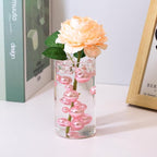 300Pcs Vase Filler Lightpink No Hole Faux Pearl Beads for Vase Filling Decorations, Candle Centerpieces, Wedding Centerpieces, Home Party Decor (8/14/20mm)