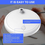 LED Desk Lamp for Home Office,3 Light Colors,Flexible Gooseneck Table Lamp,Dimmable Reading Light for Bedside Small Desk Lamp for College Dorm Room,Bedroom Desk Light,White