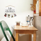 Grandparents Picture Frame - Wall Photo Holder for Grandkids, Grandma, Grandpa & Granddaughter/Grandson Gifts