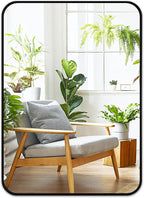 Fabuday Black Bathroom Mirror for Over Sink - 20x28 Rounded Rectangle Wall Mirror, Matte Metal Framed Vanity Rectangular Mirrors for Bedroom, Living Room, Entryway Decor, Horizontally/Vertically