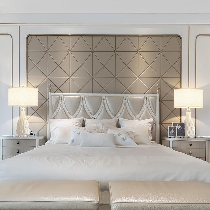 Modern White Textured Ceramic Table Lamps 22.5In, Plug in Table Lamp Decor for Office Living Room Bedroom Bedside Nightstand