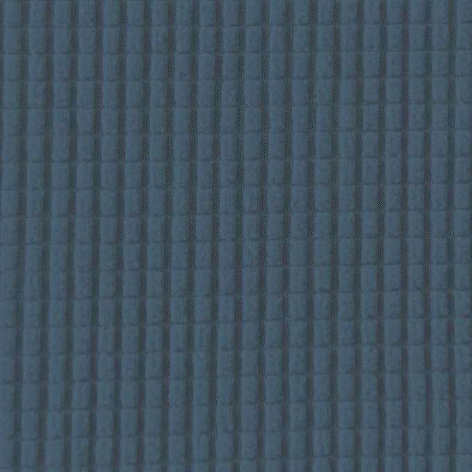 Easy-Going Recliner Stretch Sofa Slipcover Sofa Cover 4-Pieces Furniture Protector Couch Soft with Elastic Bottom,Polyester Spandex Jacquard Fabric Small Checks(Recliner,Bluestone)