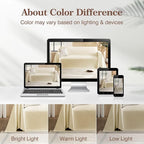 Couch Cover for Dogs Sectional Sofa Covers Washable for 2 Cushion Couch, Chenille Couch Cover Blanket, Sectional Sofa Slipcovers, Multi-Use Furniture Protector for Kids, Pets, 71" X134", Beige