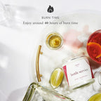 Literie Miami Inspired Scented Candle: Bottle Service - Spirits & Muddled Fruit Scent, 7.5oz, 40 Hour Burn, Vegan Soy & Coconut Blend Candle for Home Decor, Gift for Women & Men