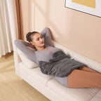 Ruqiji 19" x 24" Weighted Neck&Shoulder Heating Pad, 2.5lbs with 12 Temperature Settings&Countdown timer,Pain Relief for Neck/Shoulders/Menstrual Pain, Christmas Gifts for Women Men Mom Dad(Dark Gray)