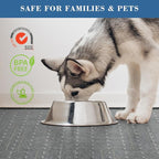 Tydle Chair Mat for Carpet, 60" x 50" Chair Mat for Carpeted Floors, Non-Slip Computer Under Desk Plastic Floor Mat for Work Gaming Chairs, Heavy Duty Carpeted Floor Protector for Home Office (Clear)