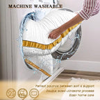 mislili King Size Pillows Set of 2, Hotel Quality Bed Pillows for Sleeping, Pillows King Size Set of 2 Support & Comfortable, Down Alternative King Pillows for Back, Stomach or Side Sleepers