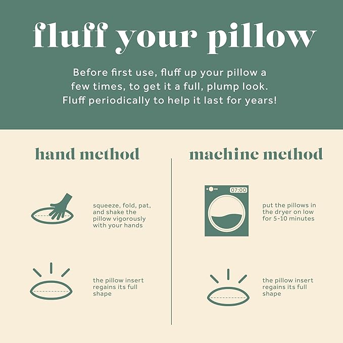 ComfyDown 50/50 Down Feather Blend ComfyDream Bed Pillow for Sleeping, Egyptian Cotton Cover, Made in USA, Queen Size (Queen)