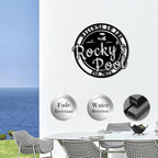 Custom Metal Pool Signs Outdoor - Personalized Funny Pool Rules, Rustic Wall Art for Pool Deck Decor, Outdoor Bar & Backyard Oasis Gift - MADE IN USA