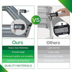 GARDMAX 8x4x1FT Galvanized Raised Garden Bed Kit, Metal Planter Boxes Outdoor with Easy Assembly, Large Garden Bed for Vegetables, Fruits, Flower, Herbs Rectangle Silver