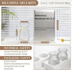 SOJOCK 2PACK Glass Flower Vases(Flowers NOT Included),6.3" High Diamond Pattern Vases,Vintage Vases for Centrepieces,Wedding Decorations,Home Table Flower Decorations