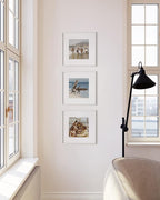 HAUS AND HUES Square Picture Frames 12 x 12 Set of 25 - Photo Gallery Wall Frame Set, Wood Frames With Mat, White Oak