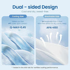 Cozy Bliss Cooling Comforter Queen Size Dual-Sided, Ultra-Soft Cooling Blankets for Hot Sleepers and Night Sweats, Breathable Lightweight Silky Smooth, Dark Grey