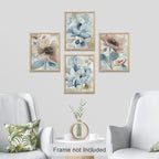 SIGNWIN Adhesive Canvas Poster Botanical Floral Nature Wilderness Photography Realism Decorative Rustic Cozy Zen for Living Room, Bedroom, Office - 12"x16"x 4