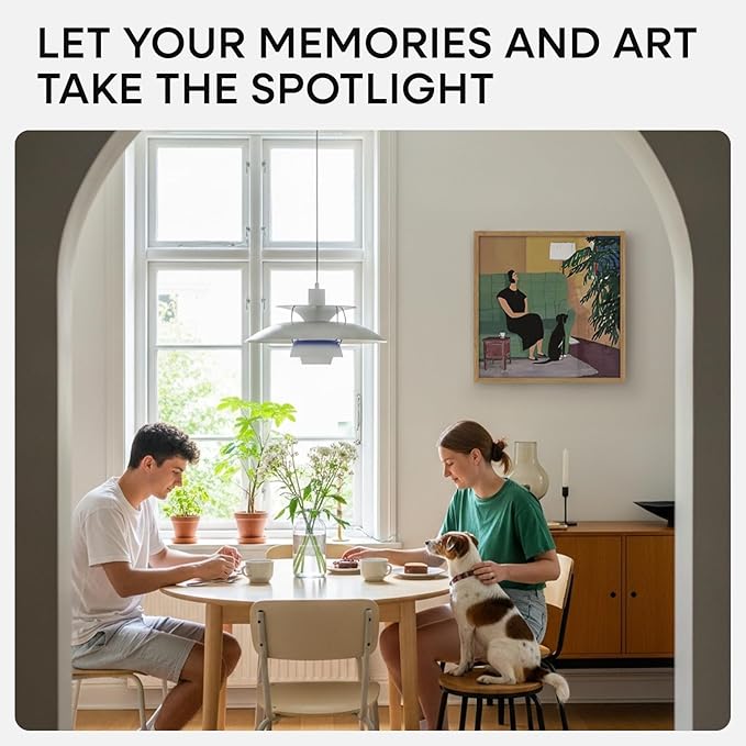 Homeforia 16x16 Picture Wood Frame, High End Natural Oak 16 x 16 Square Light Wooden Frames with Mat 12 by 12 inch Photo, 16by16 Poster Frames Matted to 12x12 Print, Tempered Glass, Wall Kit, Set of 1